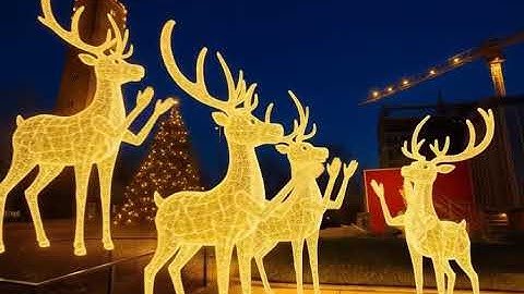 300000 gånger har rondell ljus djuren visats