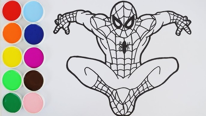 Como Dibujar y Colorear a Spiderman Paso a Paso - Dibujos Para Dibujar / FunKeep - YouTube como-dibujar-y-colorear-a-spiderman-paso-a-paso-dibujos-para-dibujar-funkeep-youtube