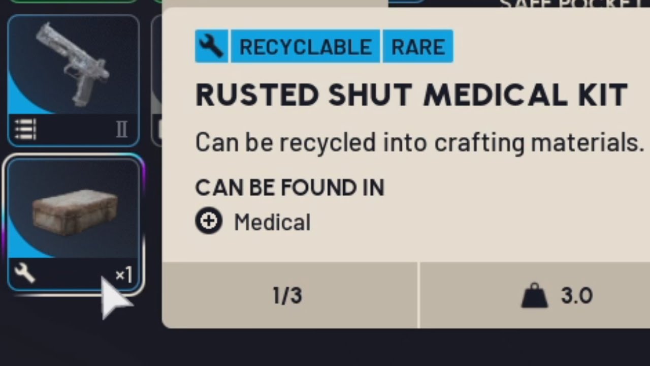 Rusted Shut Medical Kit Location - Arc Raiders