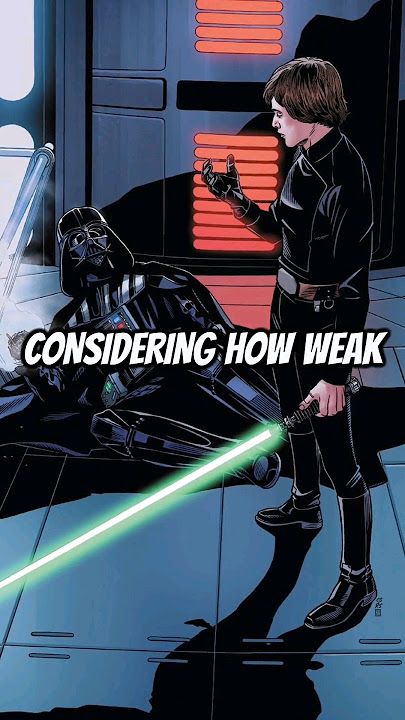 Did Darth Vader Let Luke Win?