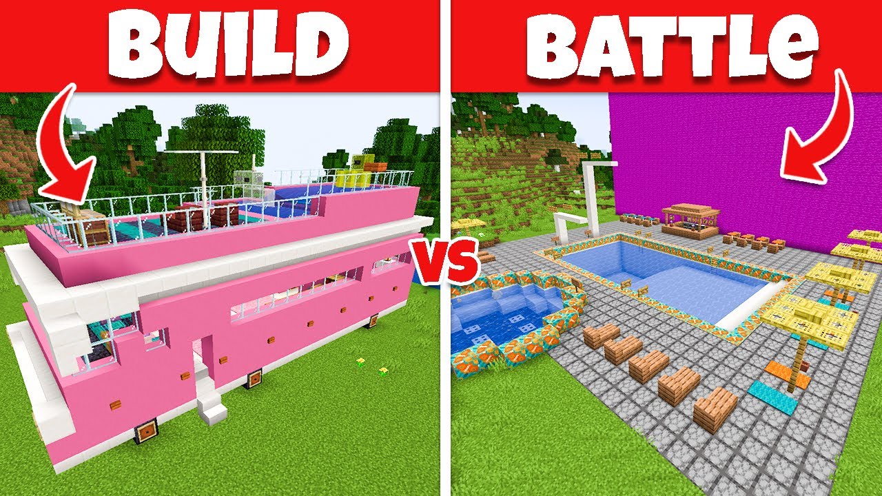 Building the ULTIMATE SWIMMING POOL | Build Battle - YouTube