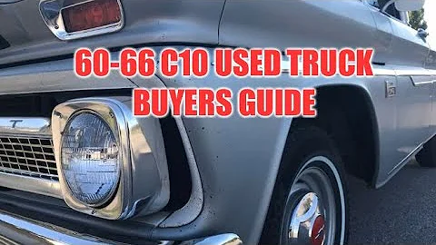 1960-1966 C10 & GMC Truck Buyers Guide!  Project or Driver some stuff you need to know!