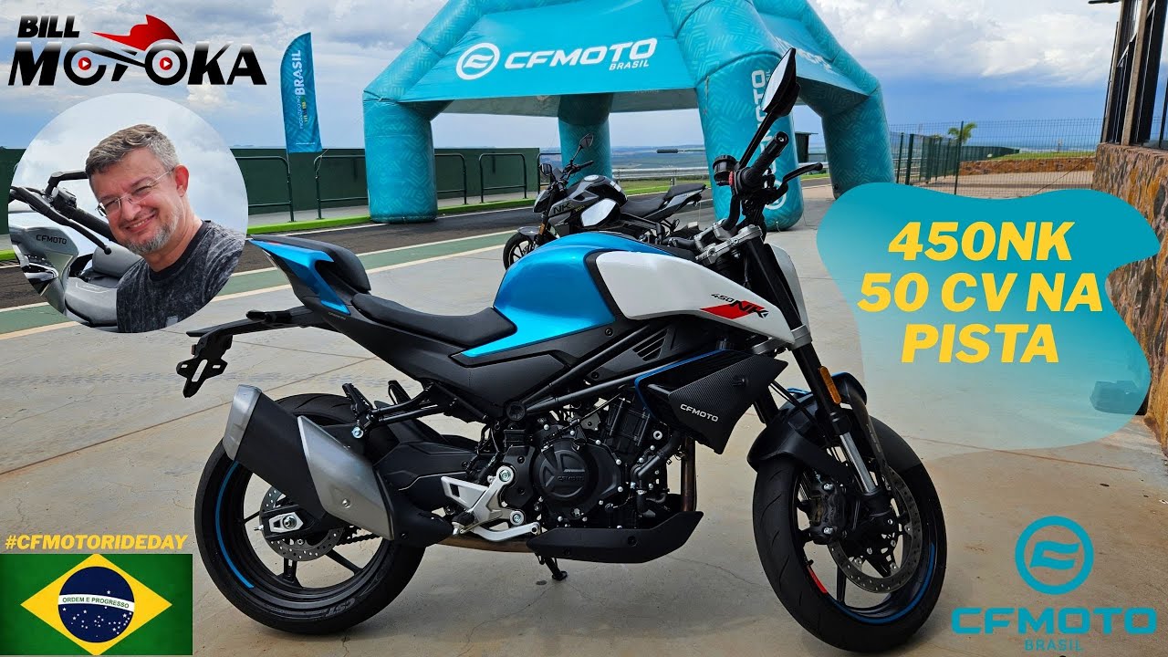Testei a 450NK da CFMOTO a irmãzinha da IBEX que tem 50 CV de potência, bora pra pista.