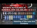 Polo 9n3 Vw Polo Fuse Box Layout Diagram