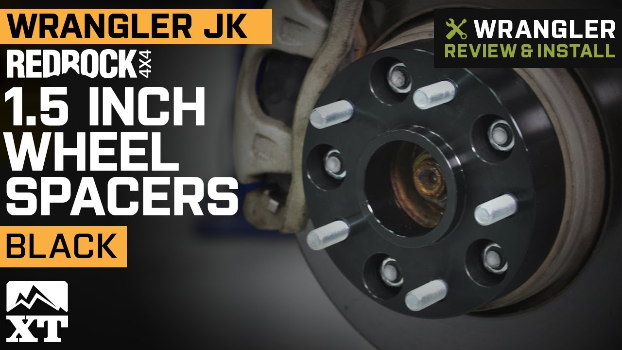 Jeep Wrangler Jk Redrock4X4 1.5 In Wheel Spacers - Black Review \U0026 Install