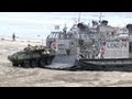 LCAC Air-Cushion Vehicle Landing & Unloading LAV-25 Amphibious Vehicle