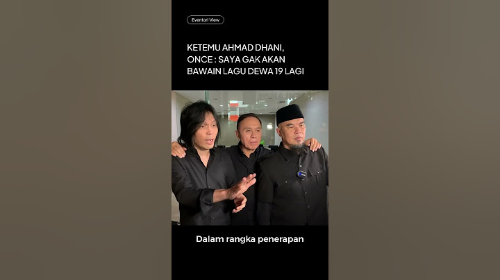 Ketemu Ahmad Dhani, Once : Saya Gak Akan Bawain Lagu Dewa 19 Lagi #shorts