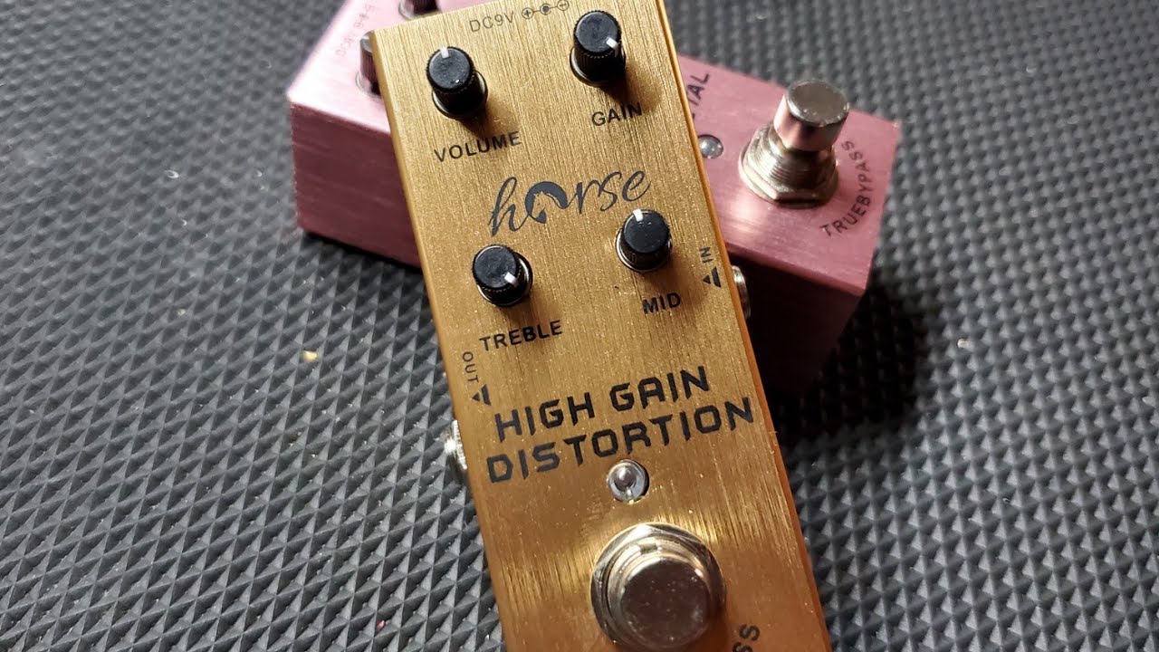 Horse High Gain Distortion Effects Pedal!! Does it high gain higher than the Pocket Metal??