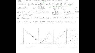Correlation and scatterplots #2