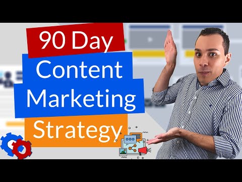 Content Marketing Strategy Guide For 2020 - 90 Day Content Calendar Template