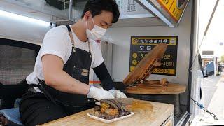 Soondae food truck business started at the age of 25!? - Big Hit in a year! / Korean street food