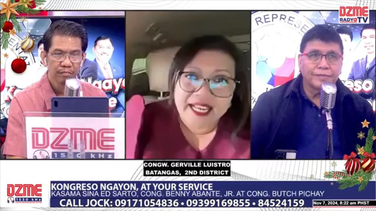 CONG JINKY BITRICS LUISTRO LIVE SA DZME 1530KHZ