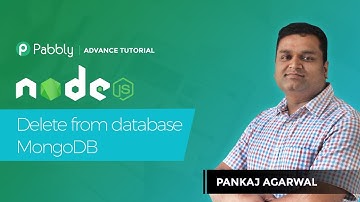 Lesson 11: Node.js - Delete records from MongoDB database in Hindi