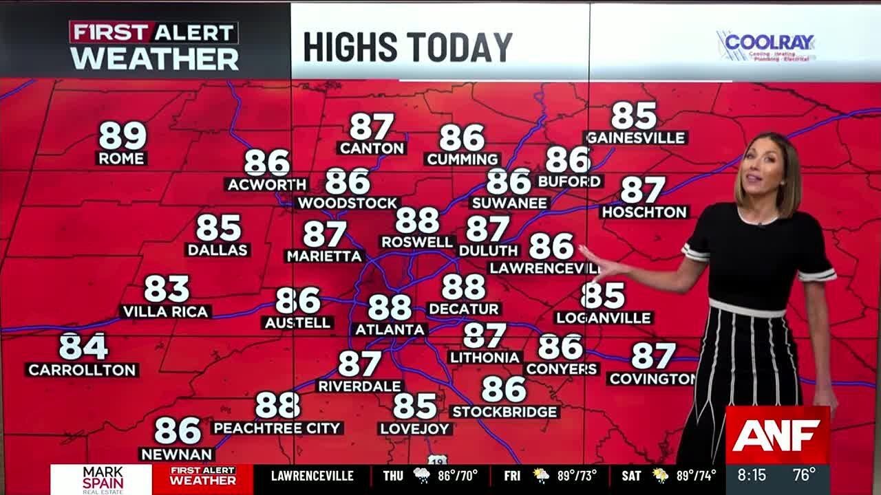 First Alert Forecast: Much Cooler with Showers Today - YouTube
