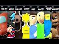 RANDOM BATTLE || AMONGS US VS FNF VS 99 NIGHTS VS SPRUNKI VS CRAB GAME BALDI VS ROBLOX VS FNAF(SSBU)