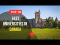 Top 10 best universities in canada  study in canada