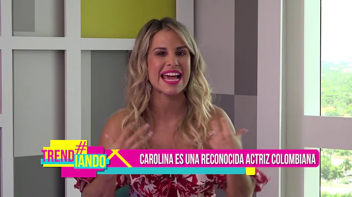 LA ACTRIZ COLOMBIANA CAROLINA BETANCOURT EN TRENDI...
