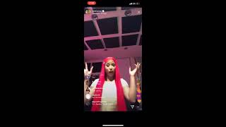 Nicki Minaj On Instagram Live Ft. Megan Thee Stallion (FULL) 😂☕️
