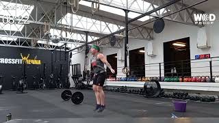 Austria THROWDOWN 2022. Women,  Nataliia Smetanina, UKRAINE 🇺🇦.  WOD 1.