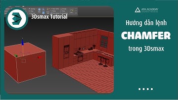 Hướng dẫn lệnh Chamfer - Làm vát cạnh trong 3DSMAX