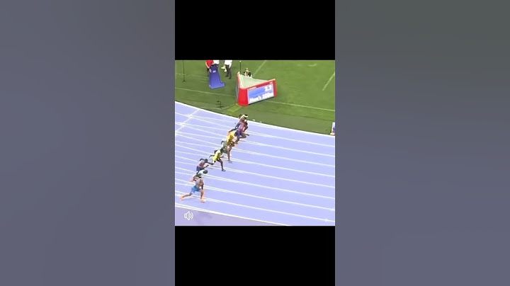 سباق ال ١٠٠ متر رجال 💪 اولمبياد باريس ٢٠٢٤
