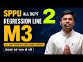 Regression lines m3 sppu( it, computer, mech, ele, civil  dept)..