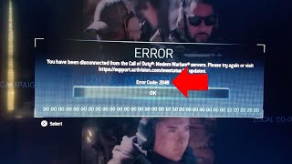 Error Code 2048 In Call Of Duty MW And Warzone