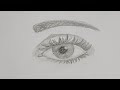 Easy way to draw an eye drawing step by step #easydrawing #pencilsketch #eyedrawing #AasthaChamoli