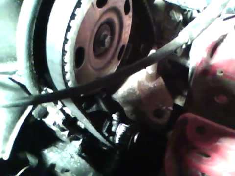 timing belt fix on 1988 honda civic hatchback - YouTube