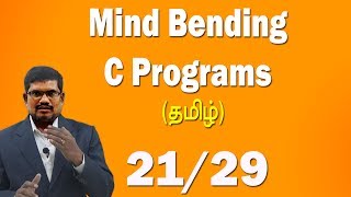#21 Count Occurrences of a substring in a given string || Mind Bending C Programs in Tamil