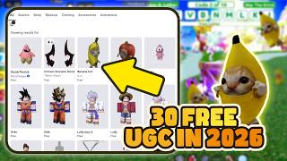 30 BEST FREE ROBLOX ITEMS UGC EVENTS 2026 RARE ITEMS! WORK! 🤯Banana Cat, Anime, Patrick, Wings, Horn