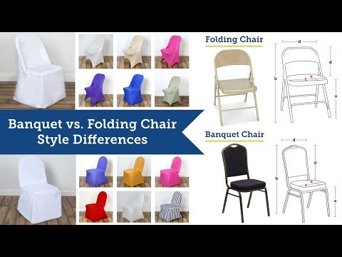 Banquet Chair Covers vs Folding Chair Covers |