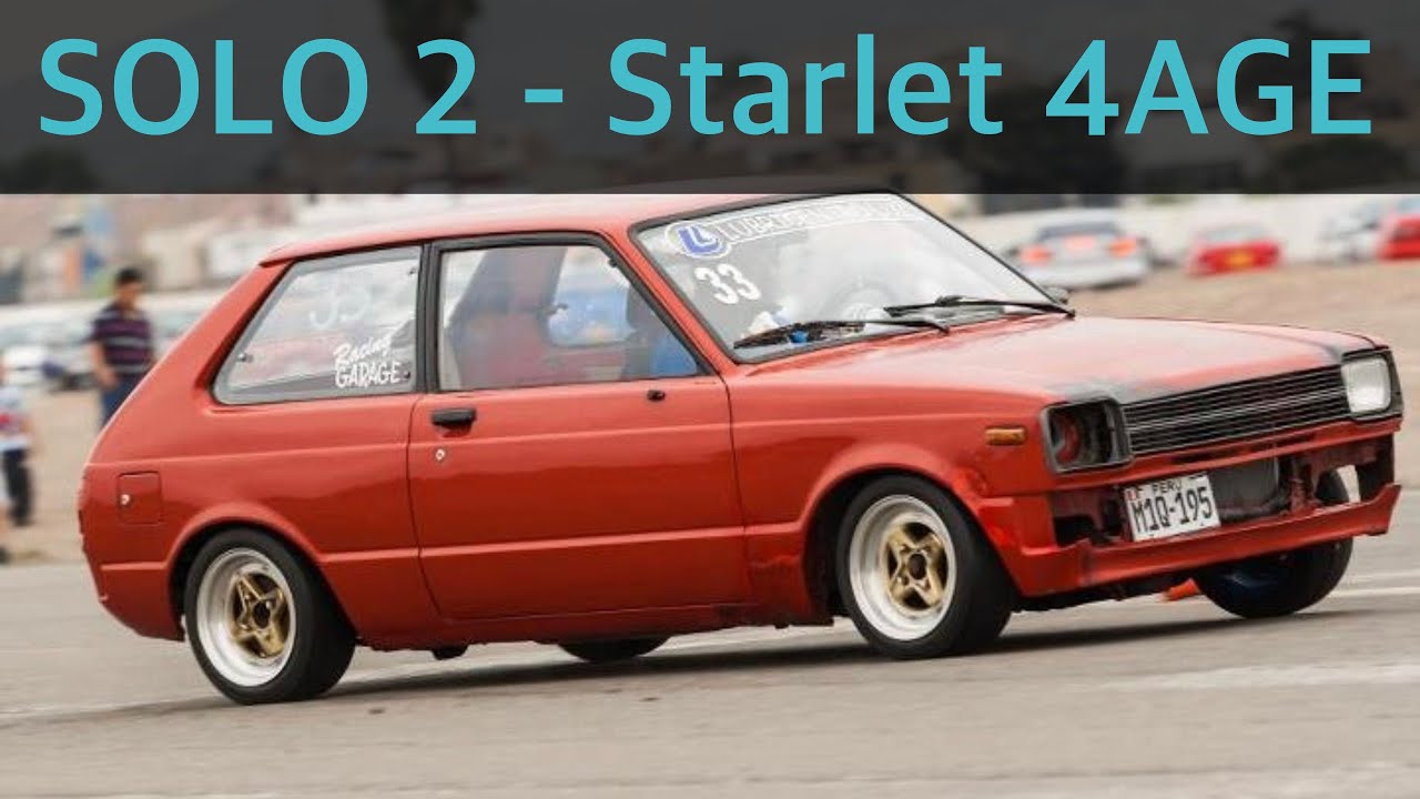 SOLO 2 - Toyota Starlet Kp62 4AGE!! Sideways!