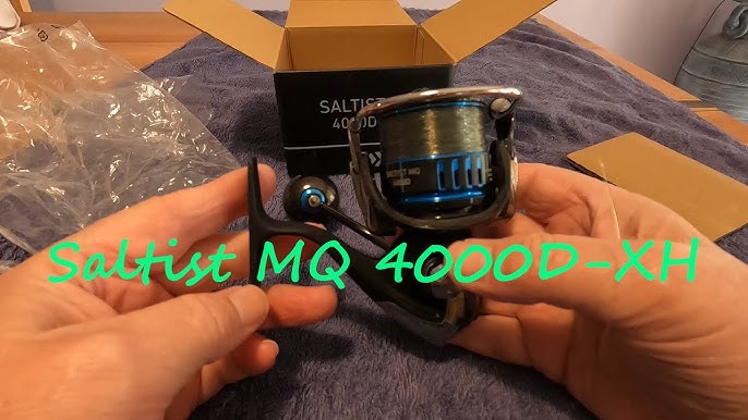 Box Opening Daiwa Saltist MQ 4000 & Full Line Fill 