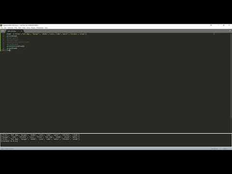 Python Tutorial Lesson 7: Sorting Arrays