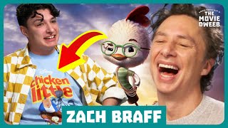 Zach Braff FREAKS OUT Over My Chicken Little T-Shirt 🐔 | The Movie Dweeb