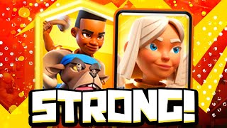 NEW RAM RIDER, BATTLE HEALER BRIDGE SPAM DOMINATES LADDER- Clash Royale