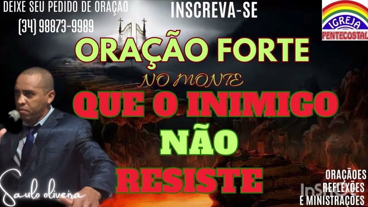 💥ORAÇÃO💥 FORTE💥 NO 💥MONTE💥 CONTRA 💥AS CORRENTES💥 DAS TREVAS  INVEJA 💥