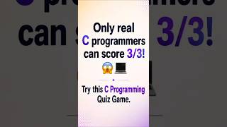 🧠 C Programming Quiz Game | Test Your  Knowledge#CProgramming#CQuiz #Coding #Programming #CProjects