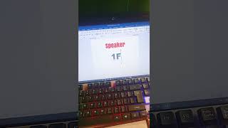 Speaker Symbol in msword #computertips #nucleusacademy #keyboardtips  #shotrs #microsoftwordtutorial