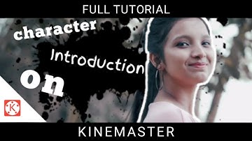 Character Introduction On Kinemaster 2020 || Freeze frame effect || kinemaster || skcreative