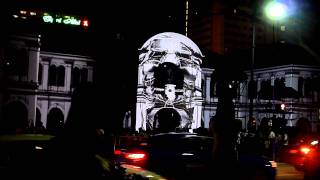 Singapore Art Museum Light Show - Voyage Night Festival 2011