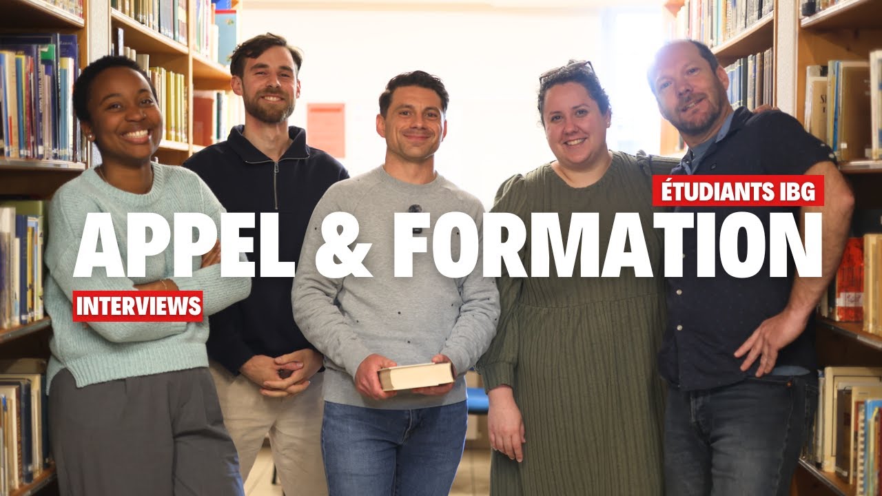 Vocation, appel, formation : 5 étudiants de l'IBG partagent leur parcours !