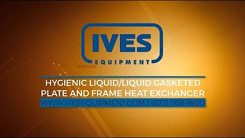 Alfa Laval Hygienic Liquid/Liquid Gasketed Plate and Frame Heat Exchanger