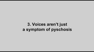 Hearing the Voice FAQs Part 3 - Voices aren't just a symptom of psychosis (BSL translation)