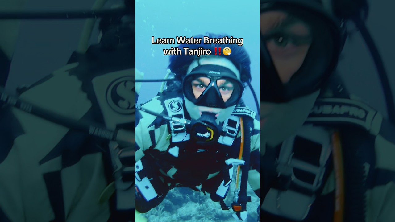 Tanjiro’s Underwater Training Arc BEGINS!!! #anime #scubadiving #padi #demonslayer