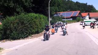Mopedausfahrt  Bayern