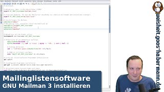 Install mailing list software GNU Mailman 3