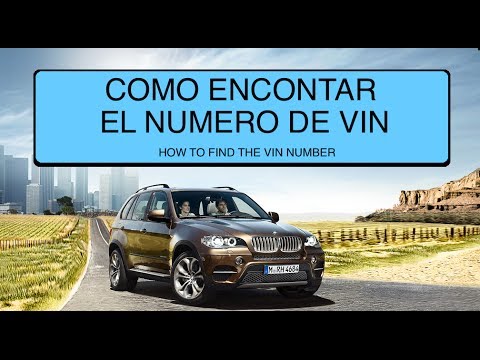 Video: ¿Cómo encuentro mi número de VIN de BMW?