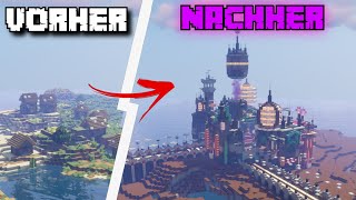Große CYBERPUNK STADT in MINECRAFT GEBAUT!